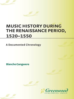 cover image of Music History During the Renaissance Period, 1520-1550